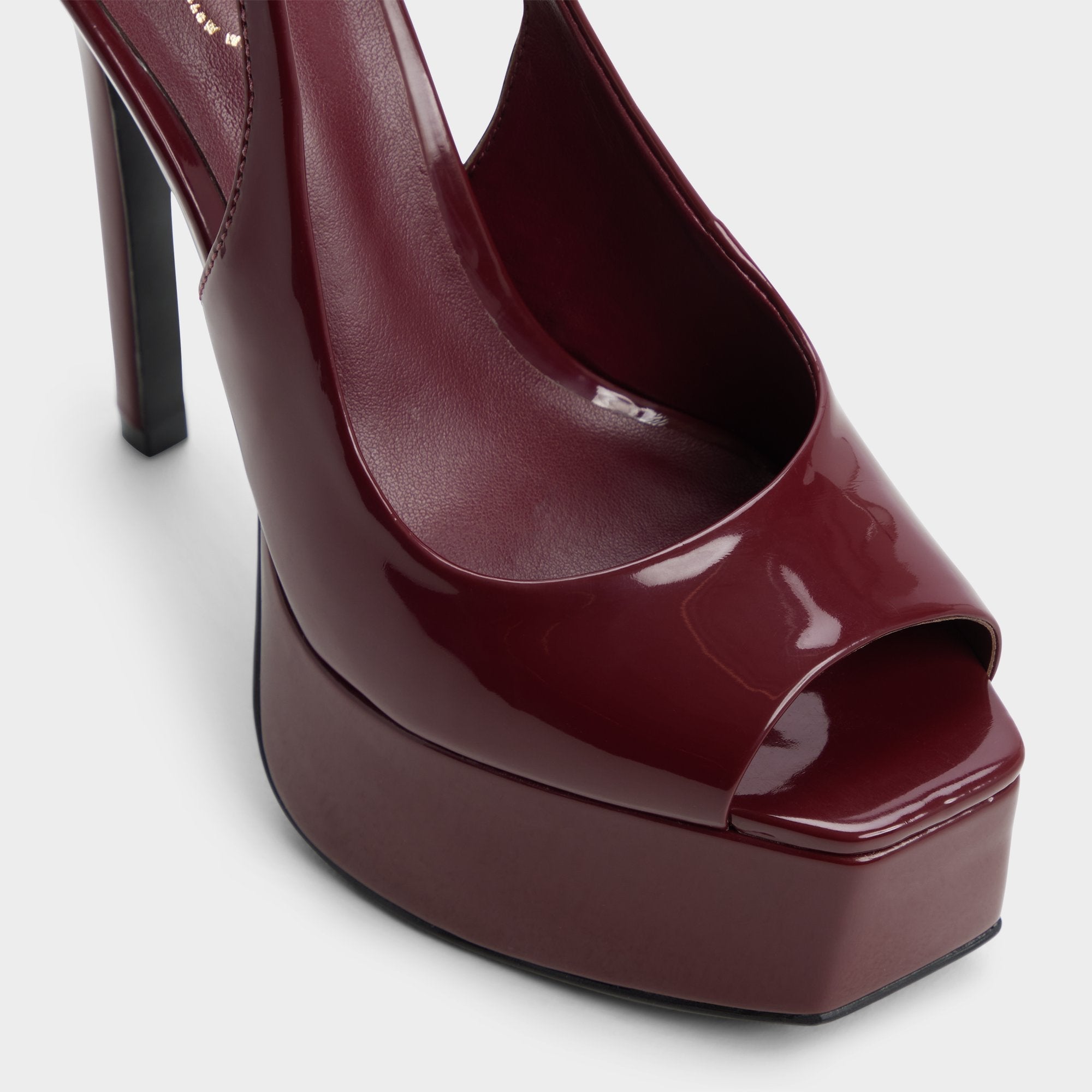 Aldo Thanlinie in Dark Red - Slingback heeled sandal, Platform Women