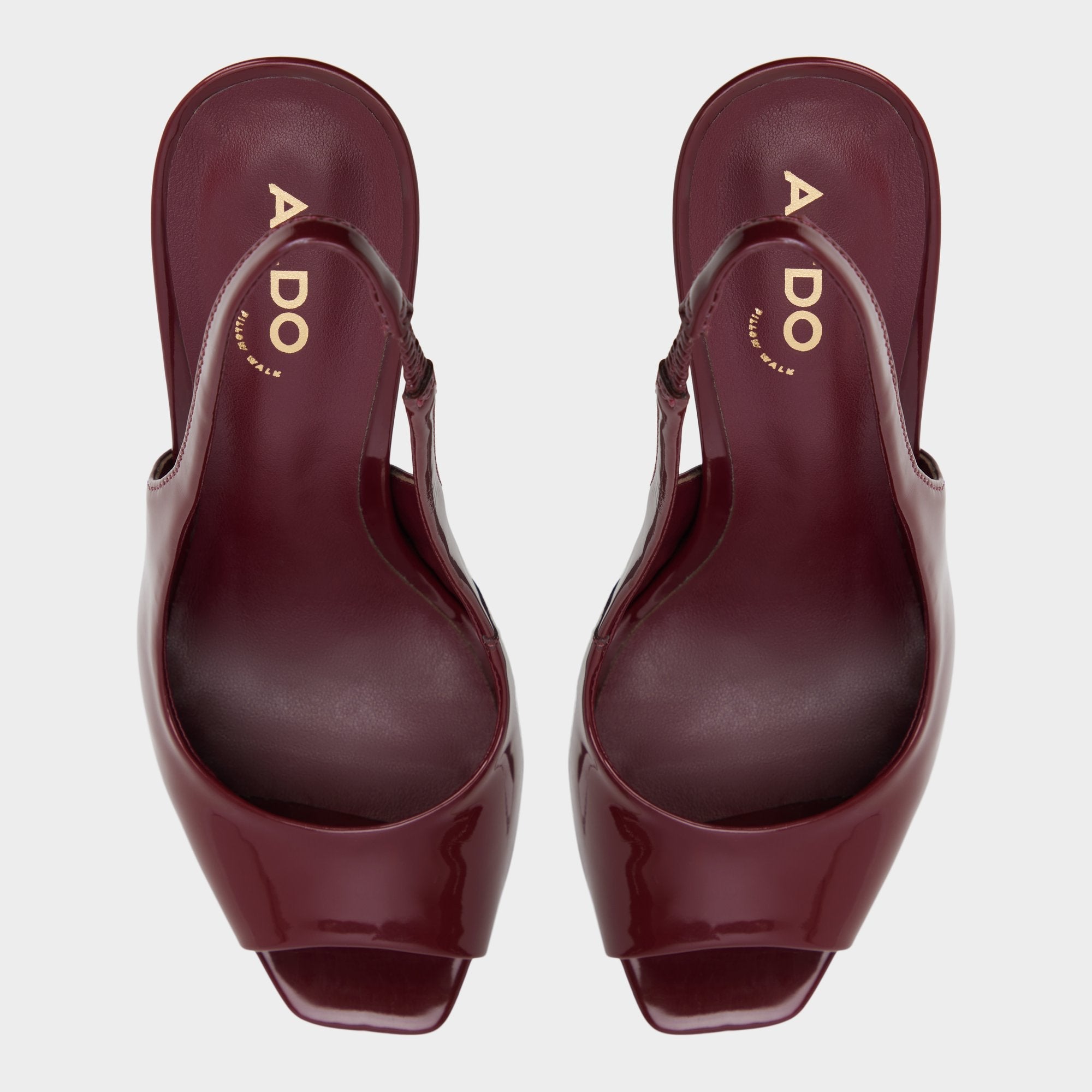 Aldo Thanlinie in Dark Red - Slingback heeled sandal, Platform Women