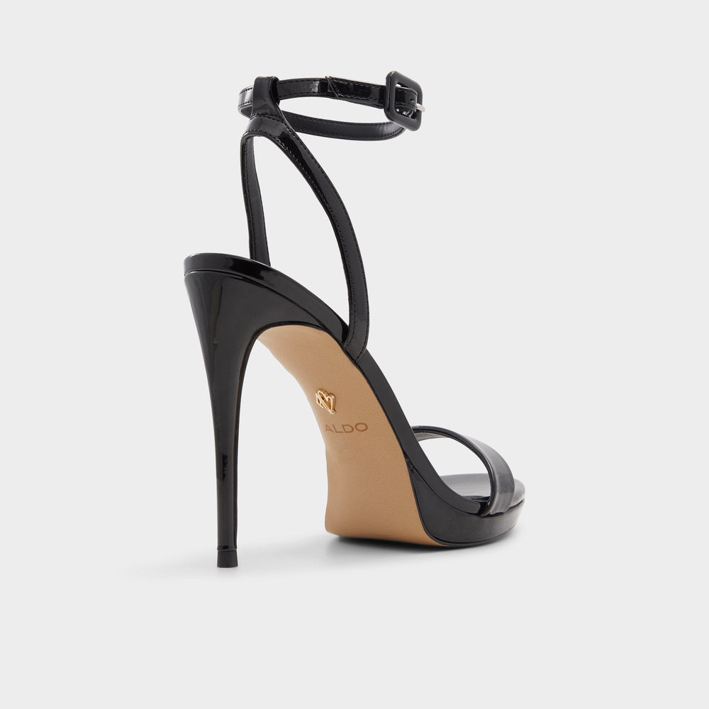 Aldo Katelina Black Women's Heeled sandals - Strappy heeled sandal, Stiletto platform Women