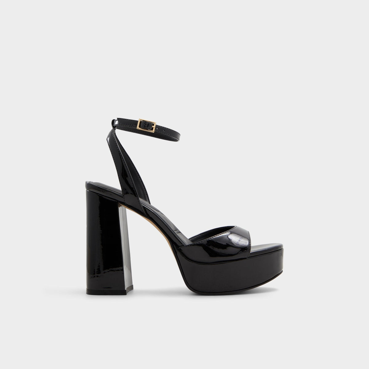 Aldo Valoria Black Women's Platform sandals - Strappy heeled sandal, Platform Women