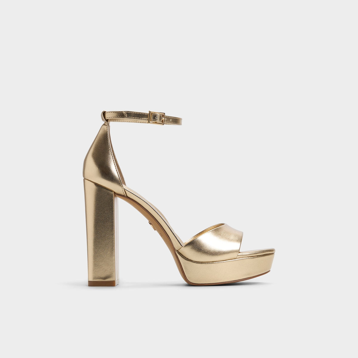 Aldo Enaegyn 2.0 in Gold - Strappy heeled sandal, Platform Women