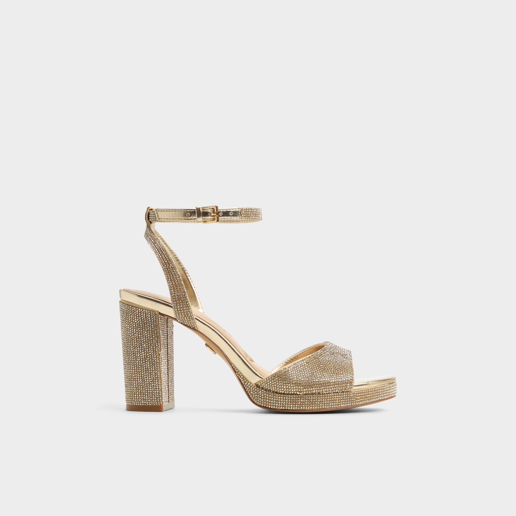 Aldo Alluring Champagne Women's Strappy sandals - Strappy heeled sandal, Platform Women
