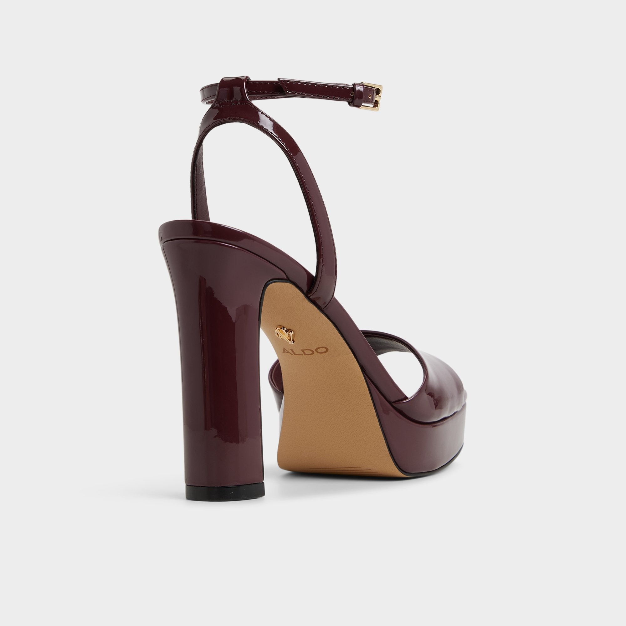 Aldo Chicgleam Bordo Women's Platform sandals - Heeled sandal, Platform Women