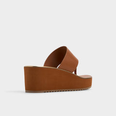 Aldo Penelopy Medium Brown Women's Platform sandals - Wedge sandal, Wedge heel Women