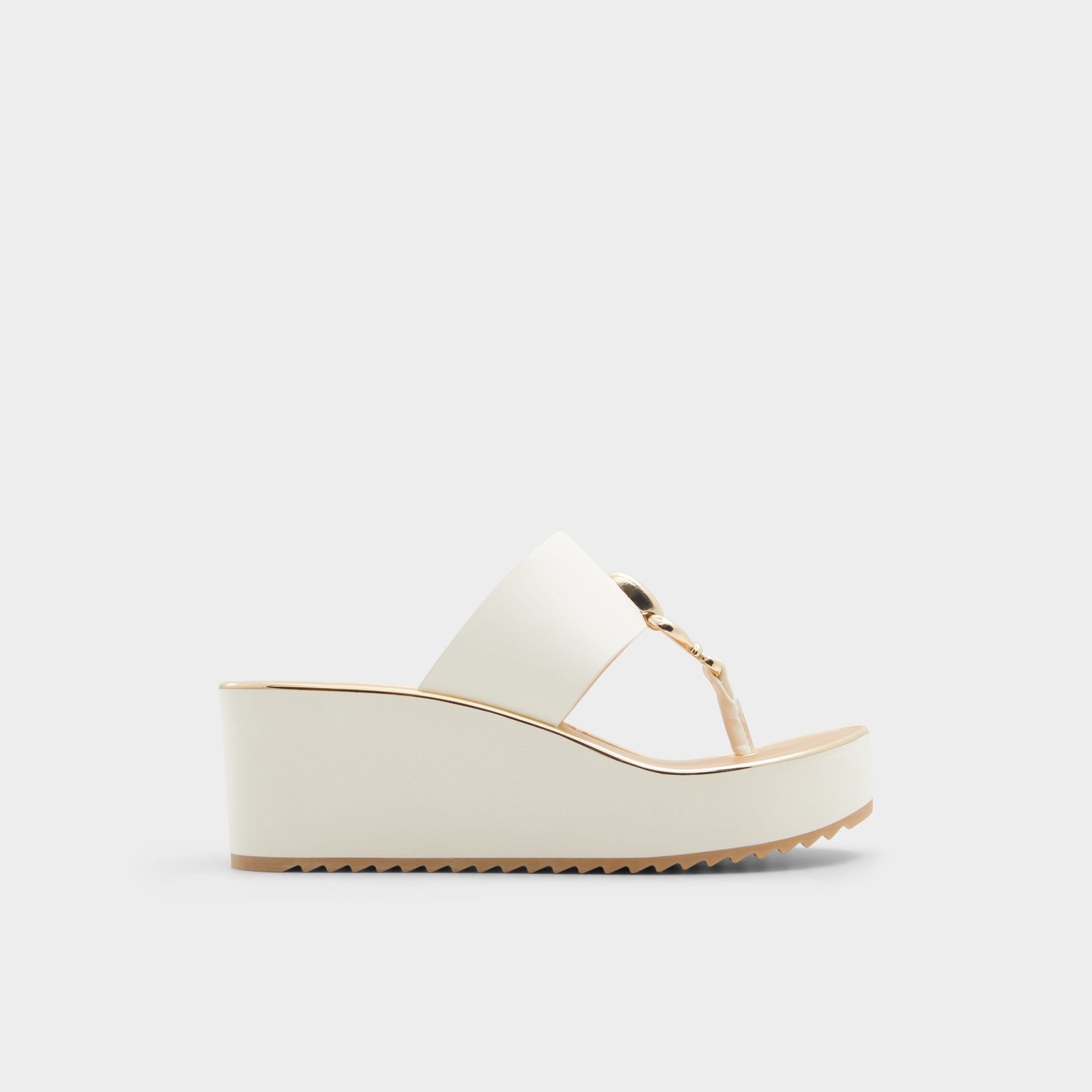 Aldo Penelopy White Women's Wedges - Wedge sandal, Wedge heel Women