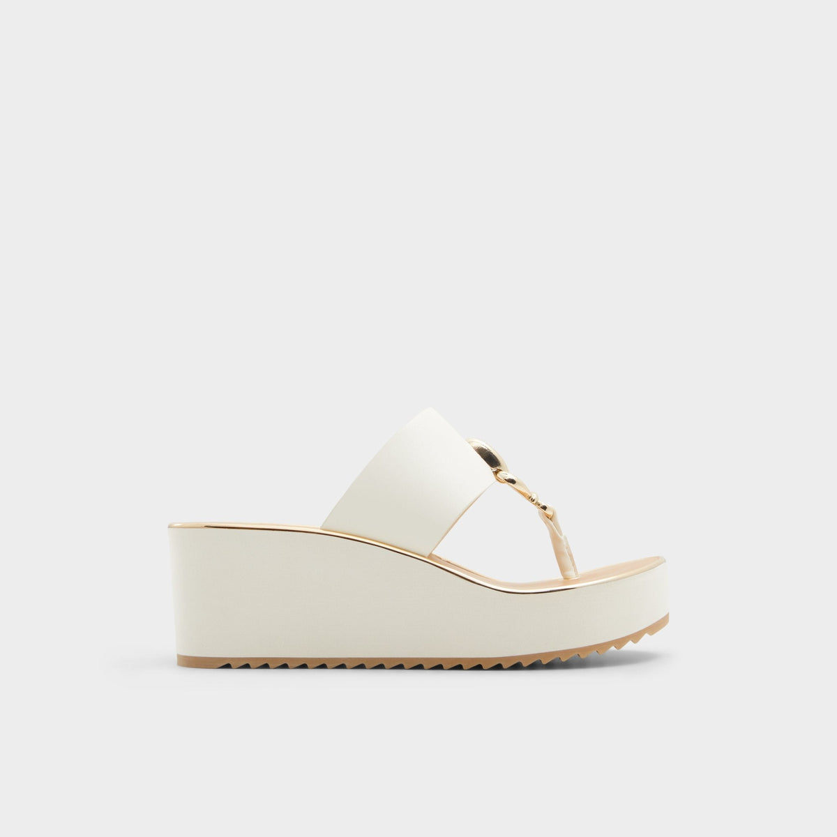 Aldo Penelopy White Women's Wedges - Wedge sandal, Wedge heel Women