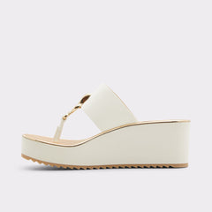 Aldo Penelopy White Women's Wedges - Wedge sandal, Wedge heel Women