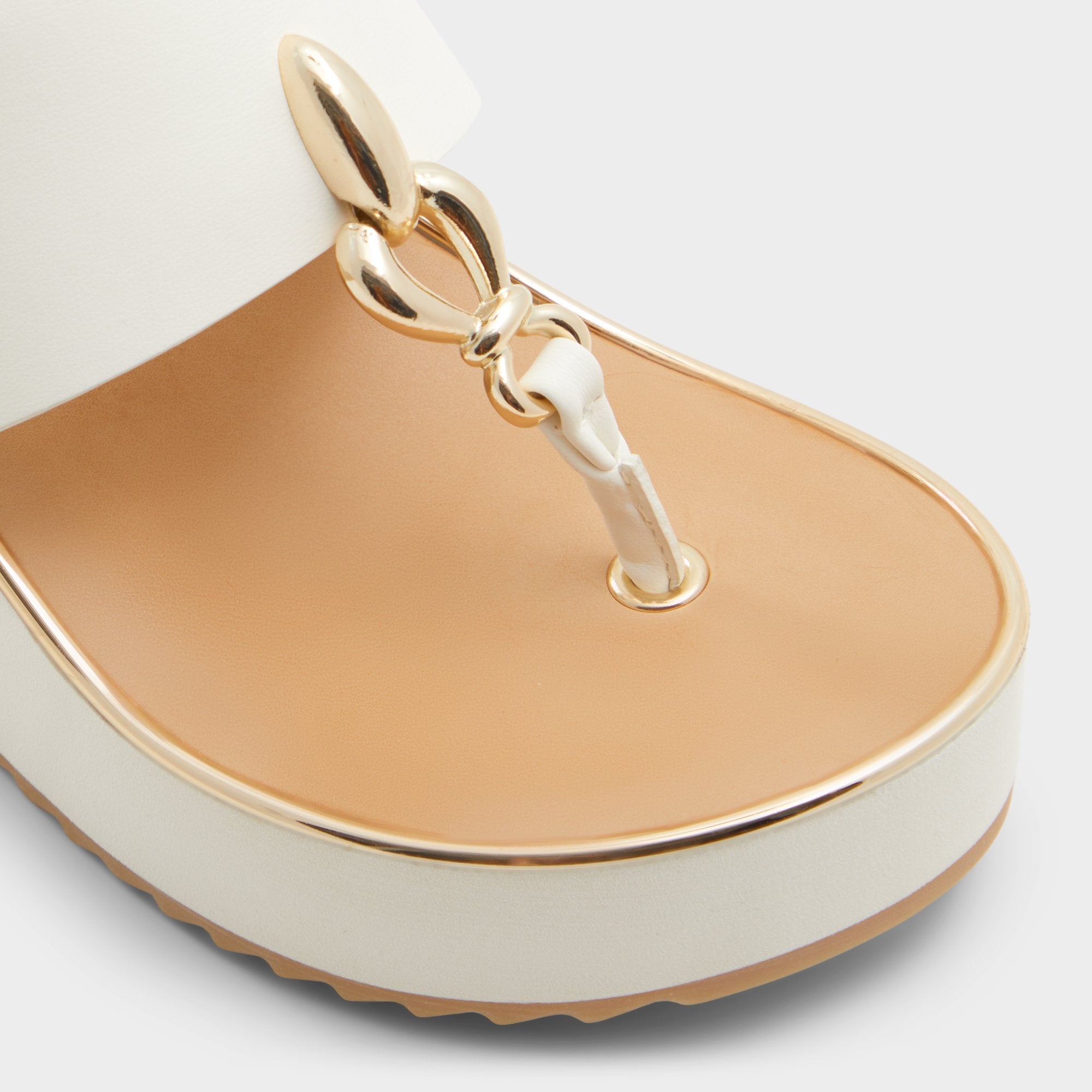 Aldo Penelopy White Women's Wedges - Wedge sandal, Wedge heel Women