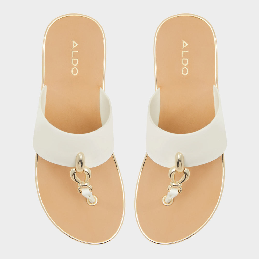 Aldo Penelopy White Women's Wedges - Wedge sandal, Wedge heel Women