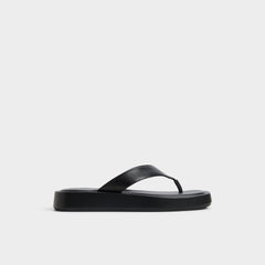 Aldo Grettle Black Women's Flats - Flip flop, Flatform Women