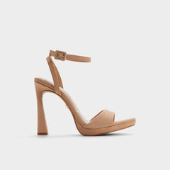 Aldo Ivette in Medium Beige - Strappy heeled sandal, Platform Women