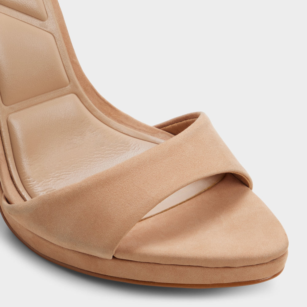 Aldo Ivette in Medium Beige - Strappy heeled sandal, Platform Women
