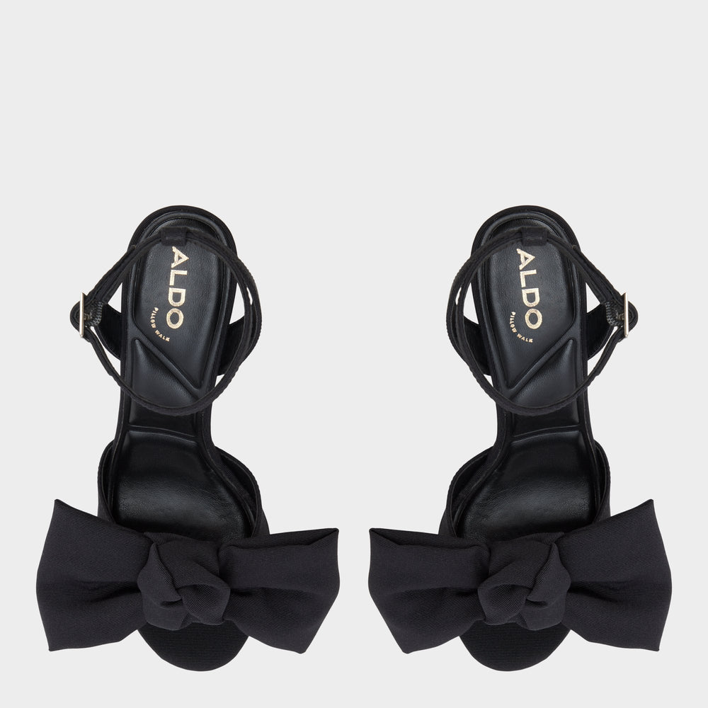 Aldo Luscious in Black 14154112 - Strappy heeled sandal, Platform Women
