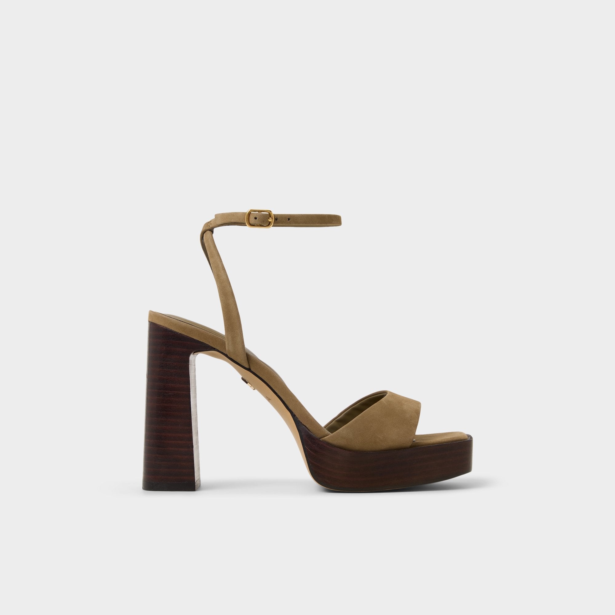 Aldo Lothon in Other Green - Strappy heeled sandal, Platform Women