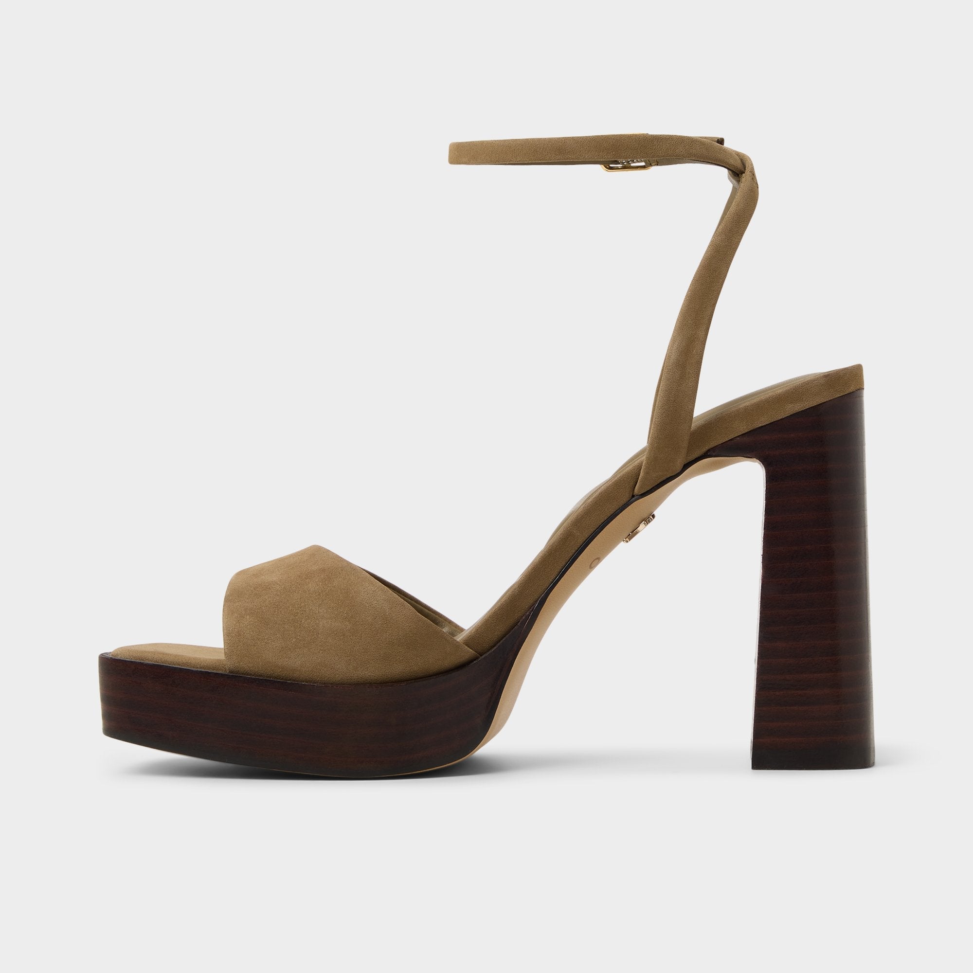 Aldo Lothon in Other Green - Strappy heeled sandal, Platform Women