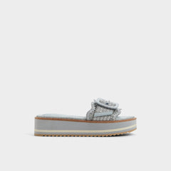 Aldo Wavynelly Other Blue Women's Flats - Slide sandal, Platform Women