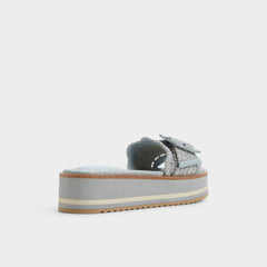 Aldo Wavynelly Other Blue Women's Flats - Slide sandal, Platform Women