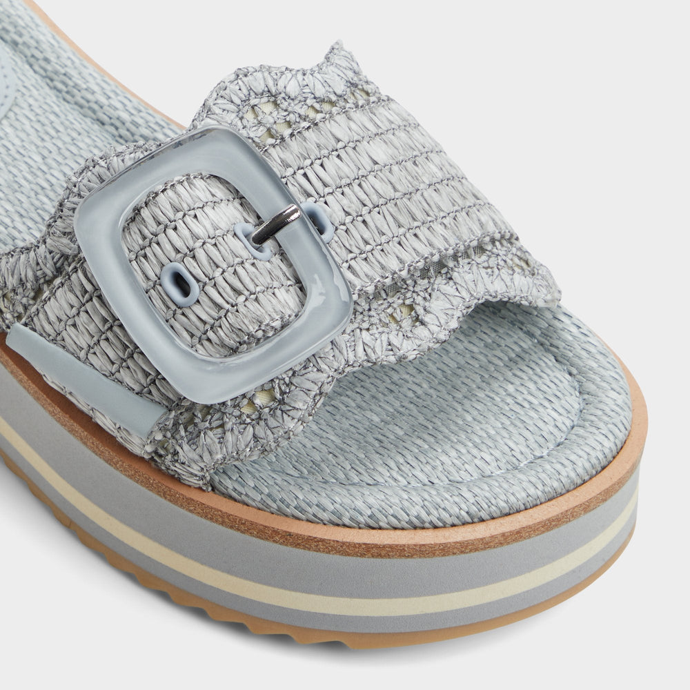Aldo Wavynelly Other Blue Women's Flats - Slide sandal, Platform Women
