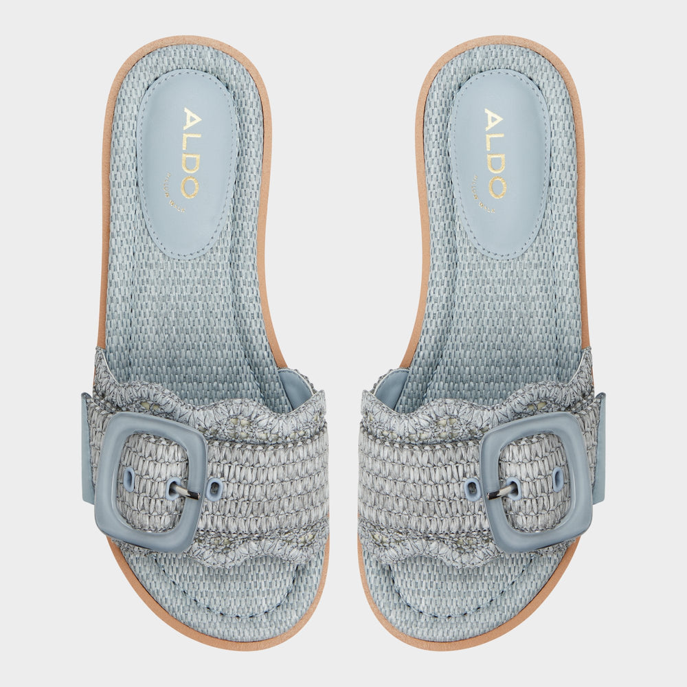 Aldo Wavynelly Other Blue Women's Flats - Slide sandal, Platform Women