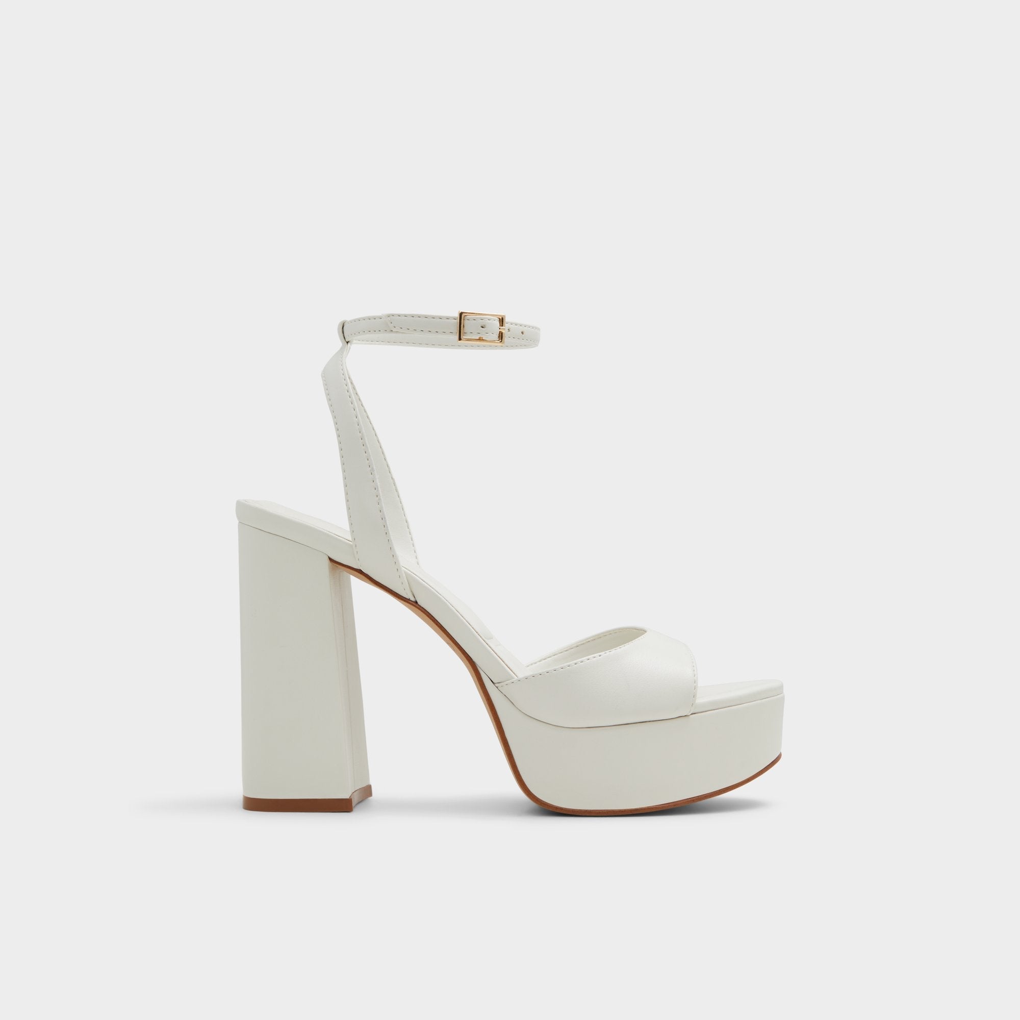Aldo Valoria White Women's Platform sandals - Strappy heeled sandal Women
