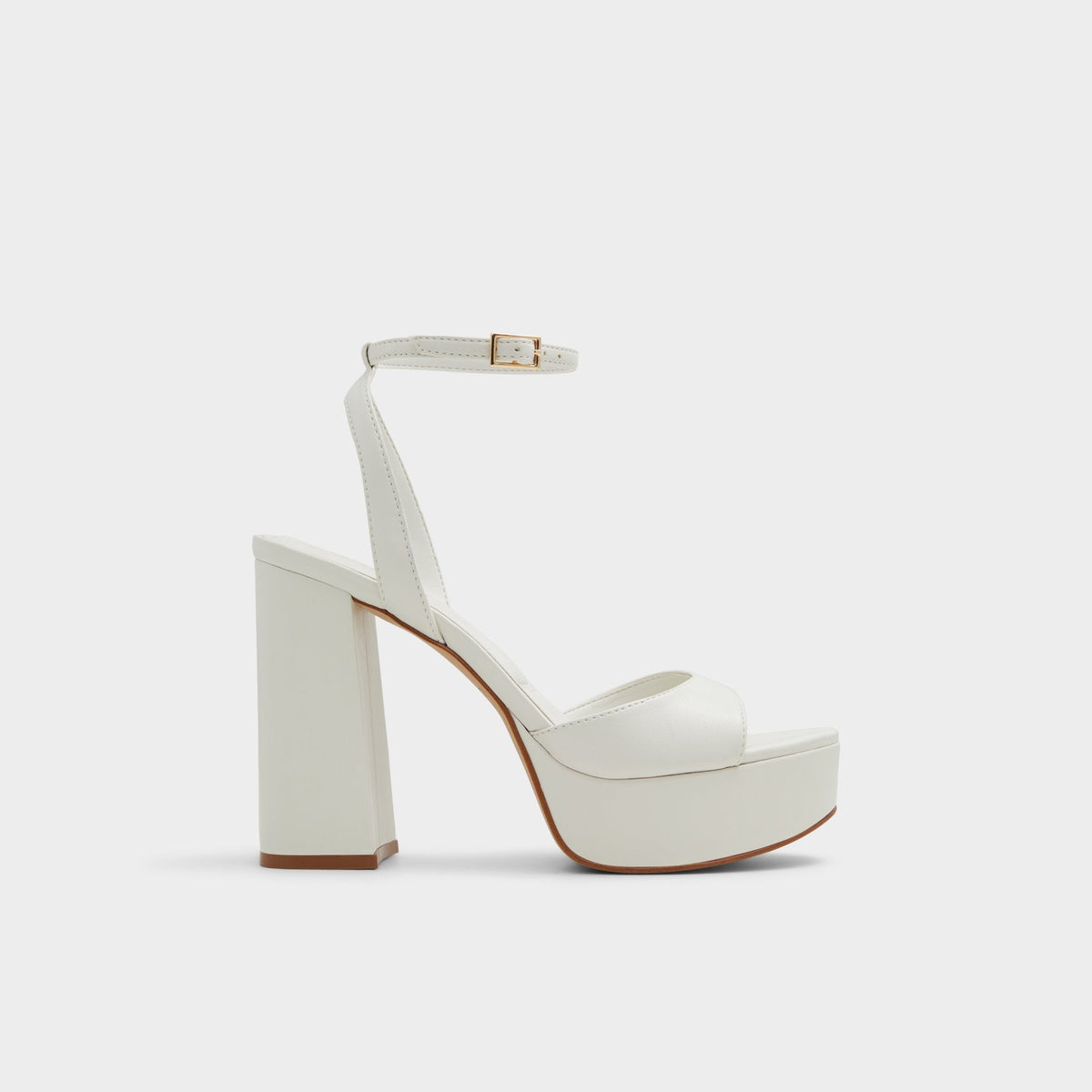 Aldo Valoria White Women's Platform sandals - Strappy heeled sandal Women