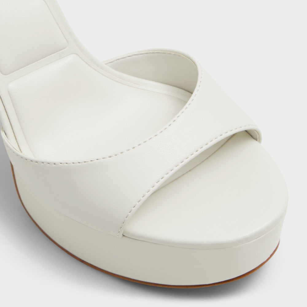 Aldo Valoria White Women's Platform sandals - Strappy heeled sandal Women