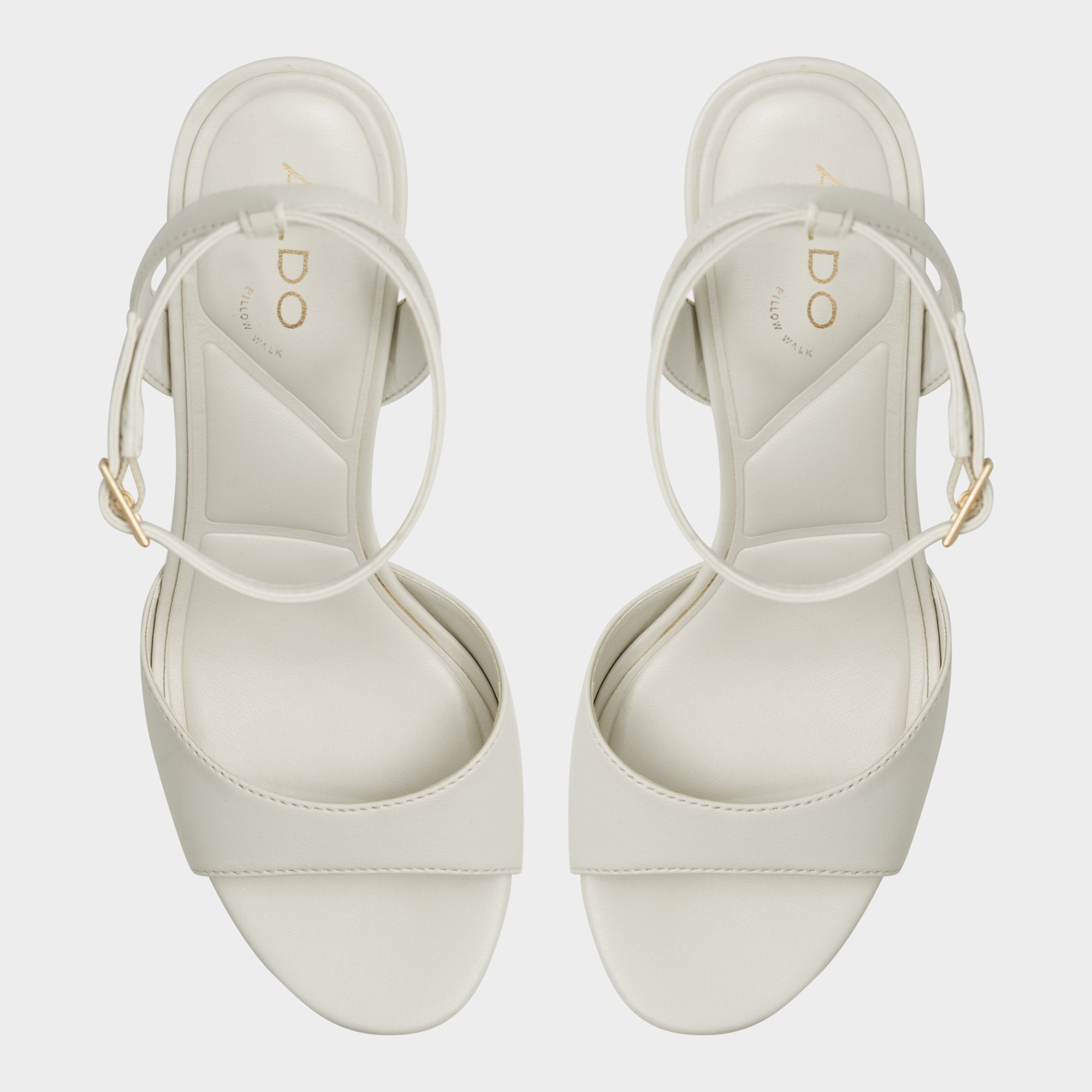 Aldo Valoria White Women's Platform sandals - Strappy heeled sandal Women