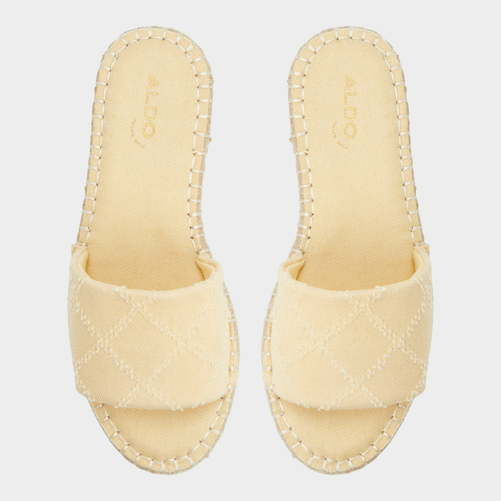 Aldo Erireni Dark Yellow Women's Platform sandals - Slide sandal Women