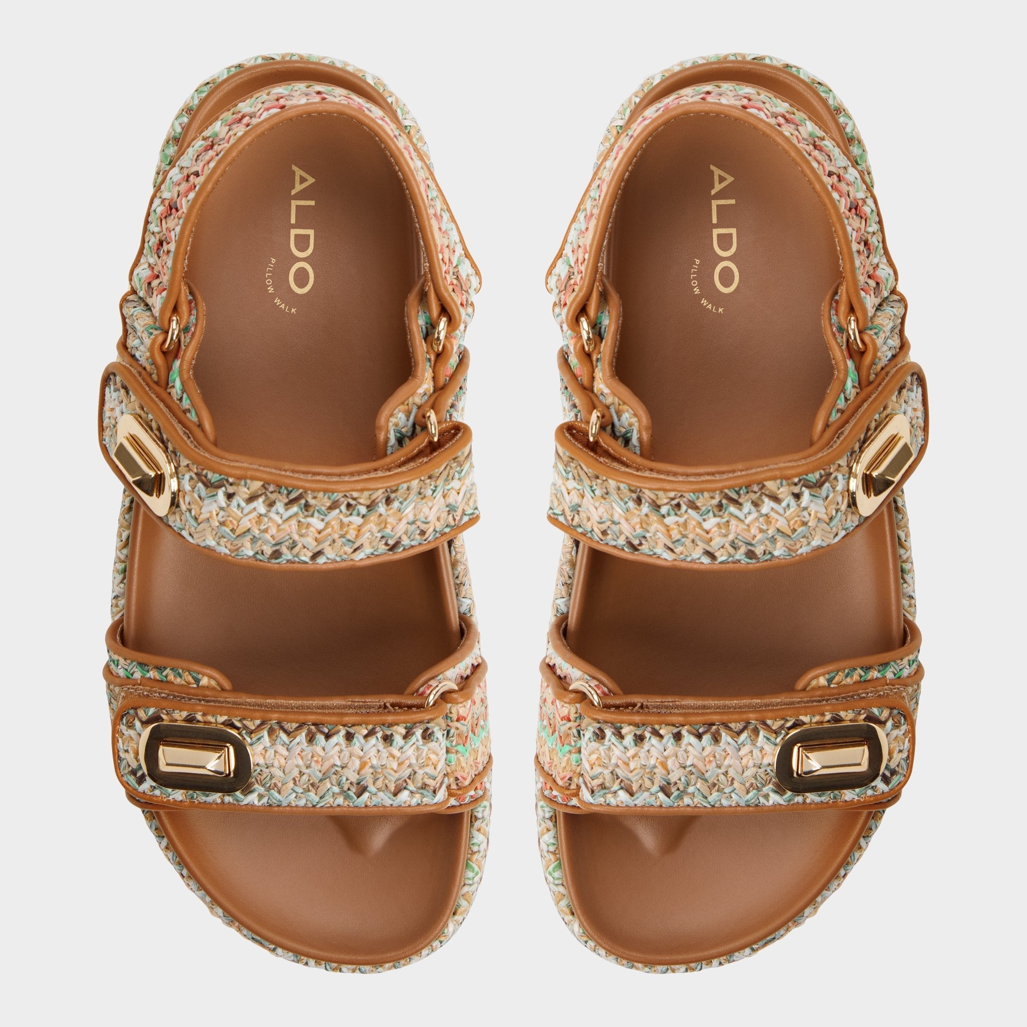 Aldo Sunhaven Bright Multi Women's Platform sandals - Footbed sandal Women