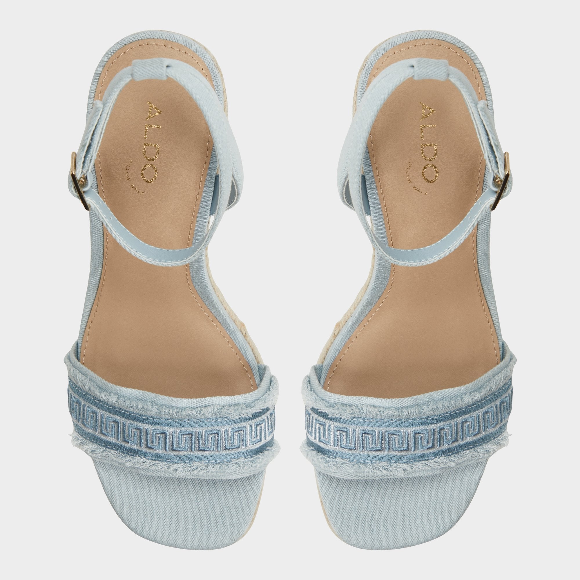 Aldo Aberitram Denim Women's Platform sandals - Wedge sandal Women