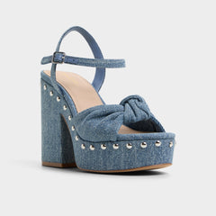Aldo Ulialdan Blue Combo Women's Platform sandals - Strappy heeled sandal Women
