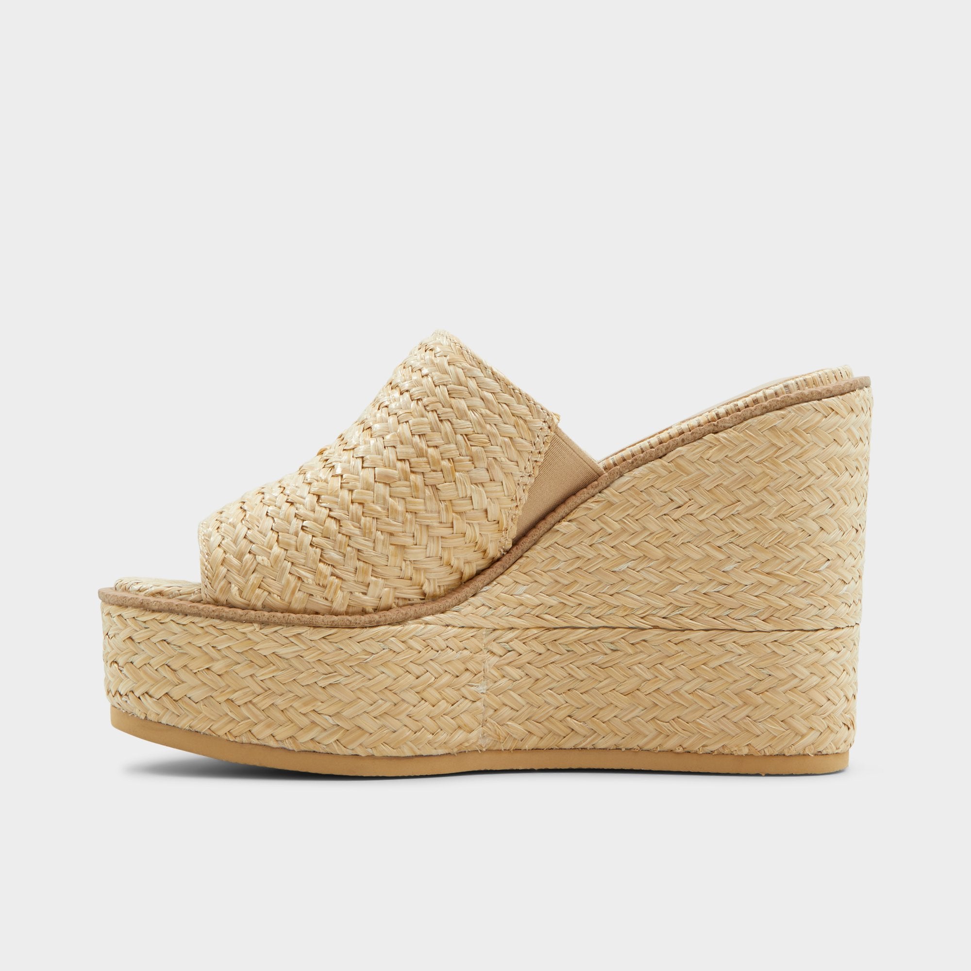 Aldo Midsommar Open Natural Women's Wedges - Wedge sandal, Wedge heel Women