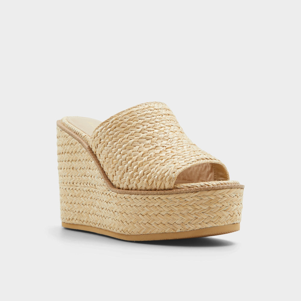 Aldo Midsommar Open Natural Women's Wedges - Wedge sandal, Wedge heel Women