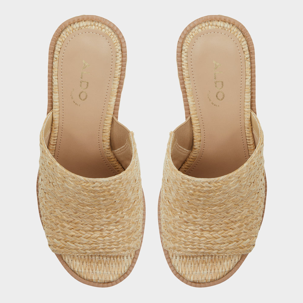 Aldo Midsommar Open Natural Women's Wedges - Wedge sandal, Wedge heel Women