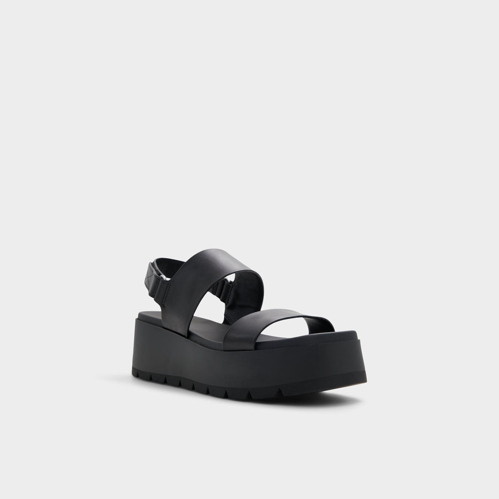 Aldo Thila Open Black Women's Wedges - Wedge sandal Women