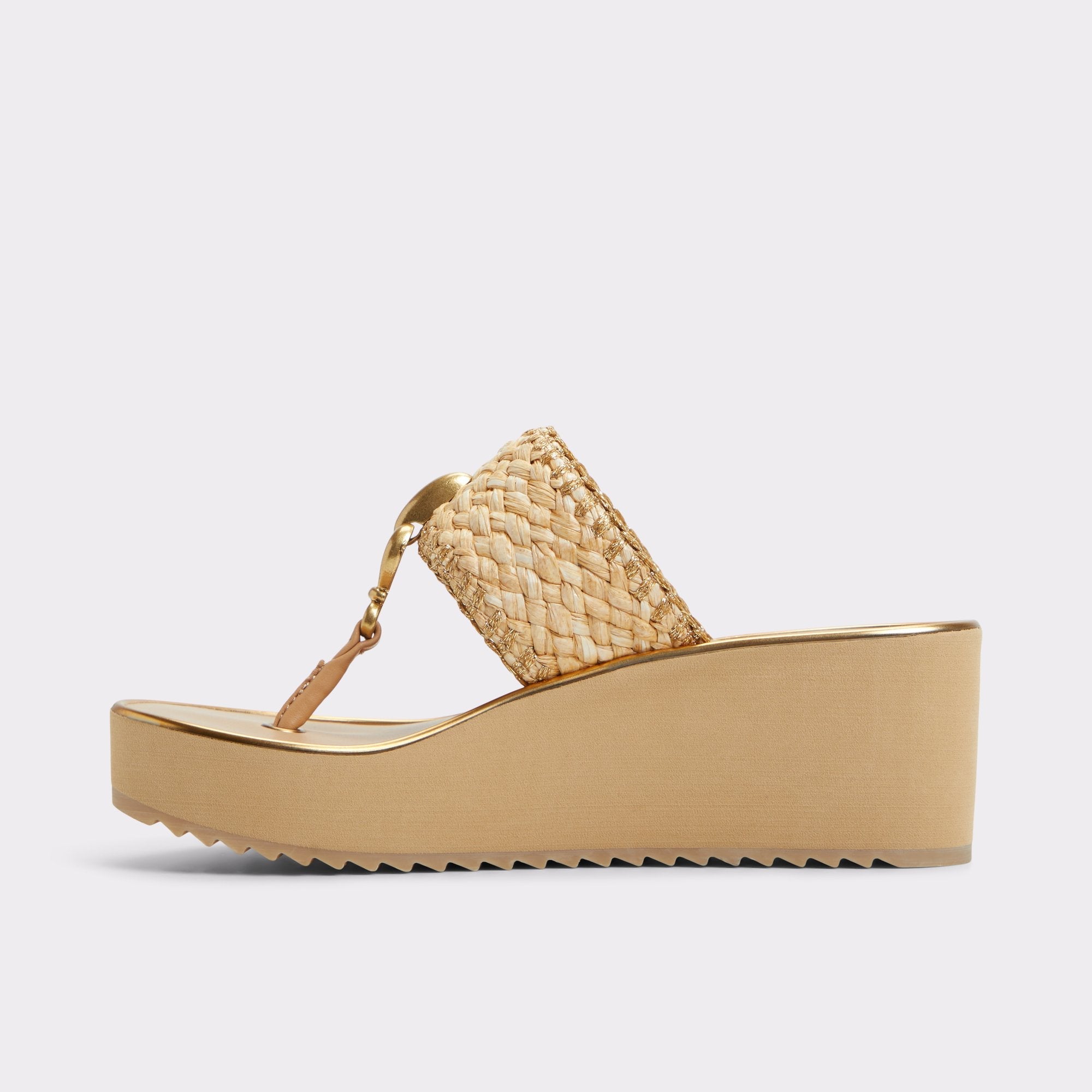 Aldo Penelopy Natural Women's Wedges - Wedge sandal, Wedge heel Women