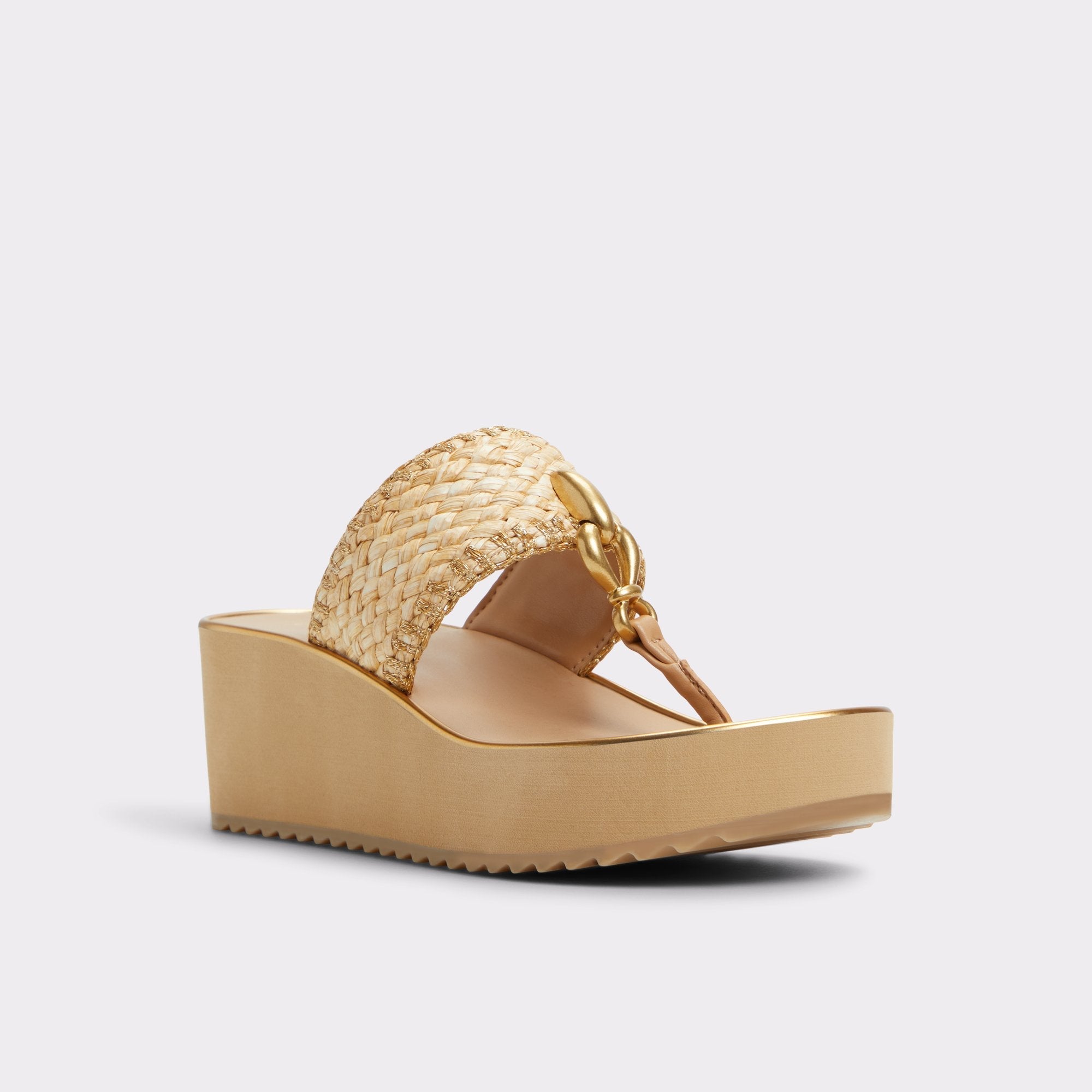 Aldo Penelopy Natural Women's Wedges - Wedge sandal, Wedge heel Women