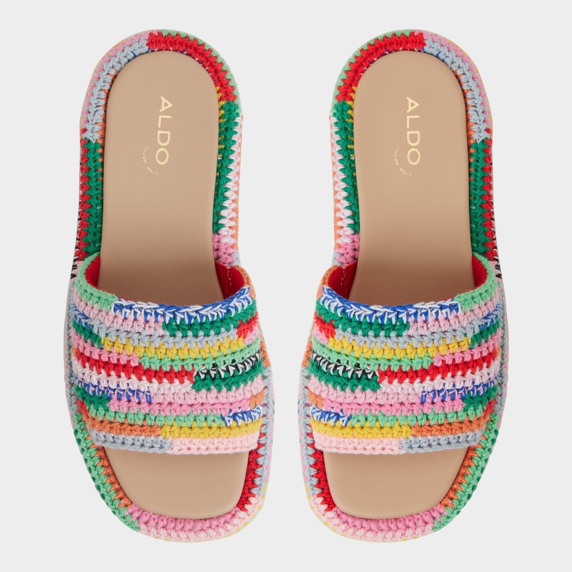 Aldo Bohemina Bright Multi Women's Platform sandals - Flatform sandal Women