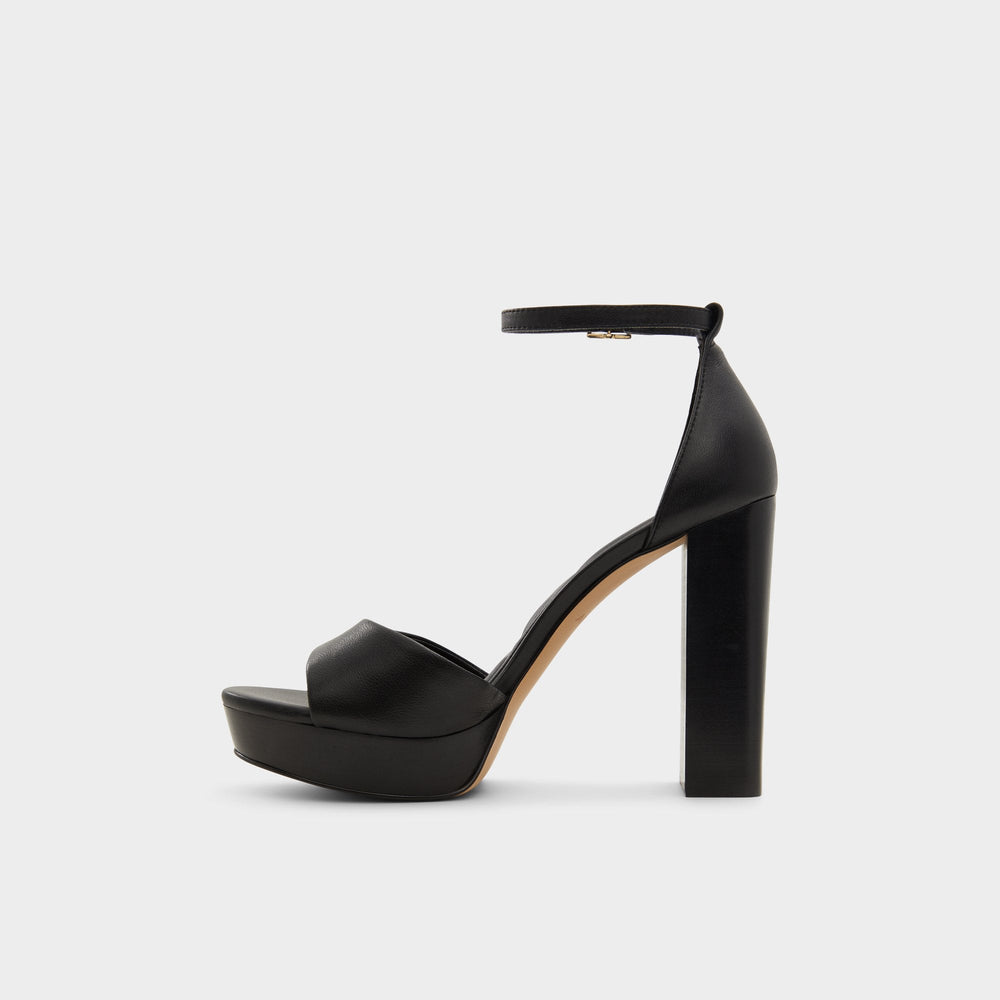 Aldo Enaegyn2.0 Black Women's Platform sandals - Strappy heeled sandal, Platform Women