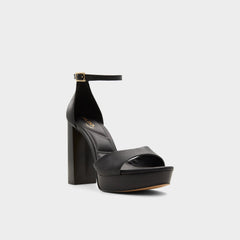 Aldo Enaegyn2.0 Black Women's Platform sandals - Strappy heeled sandal, Platform Women