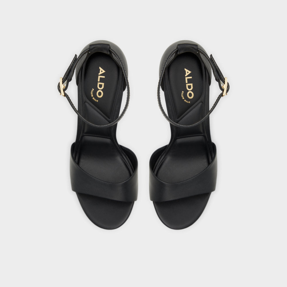 Aldo Enaegyn2.0 Black Women's Platform sandals - Strappy heeled sandal, Platform Women