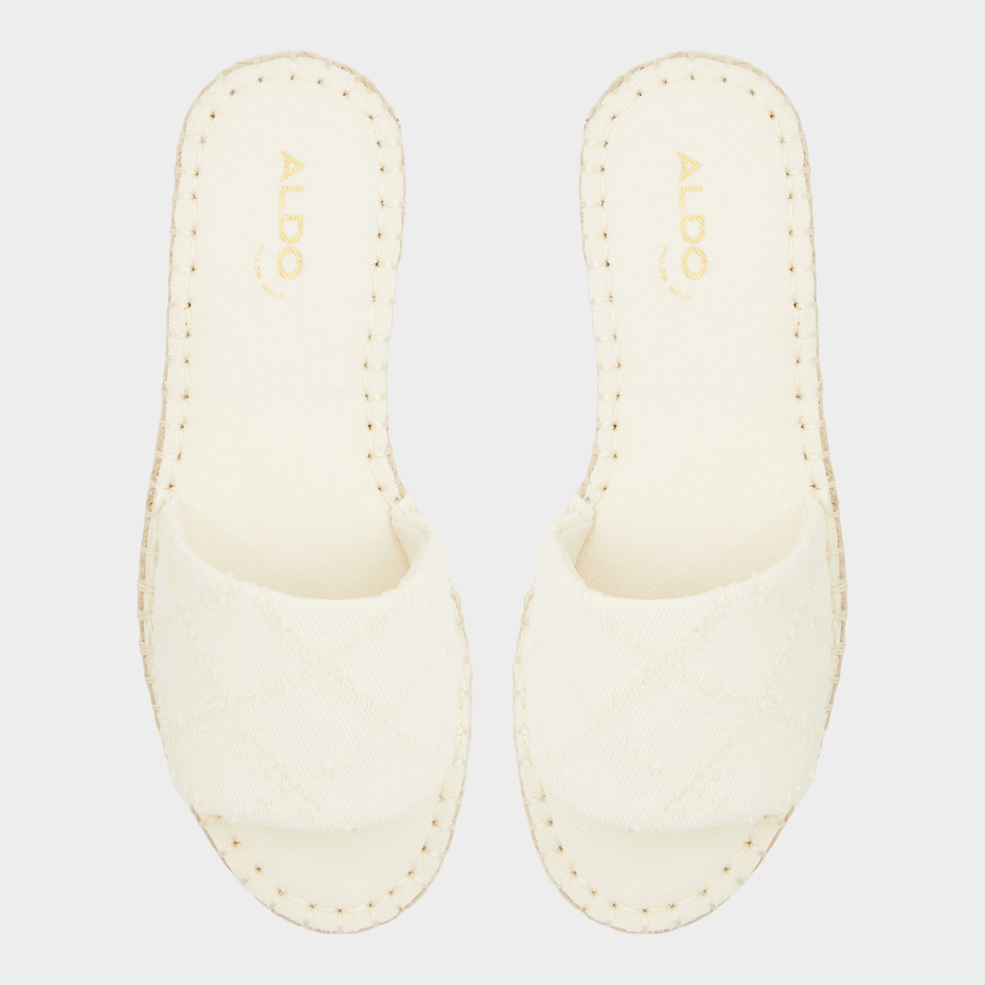 Aldo Erireni Open Natural Women's Flats - Slide sandal Women