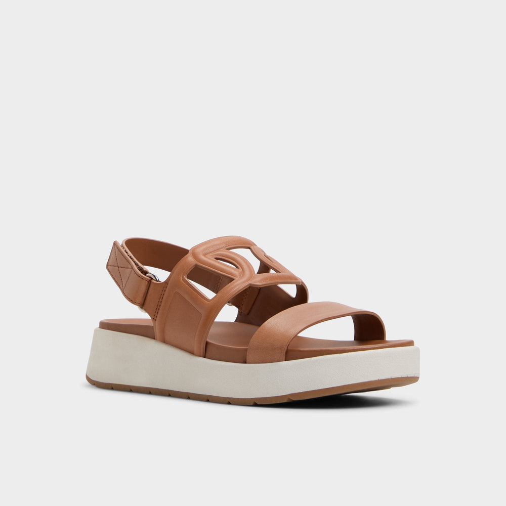 Aldo Onuvia Medium Brown Women's Footbed sandals - Footbed sandal, Flatform Women