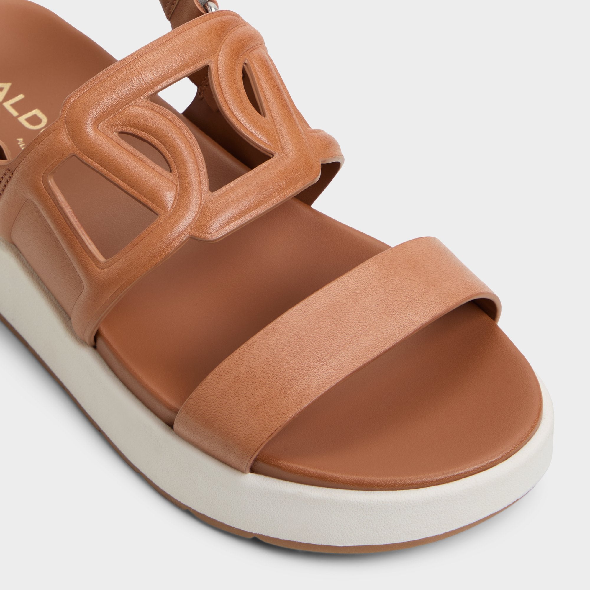 Aldo Onuvia Medium Brown Women's Footbed sandals - Footbed sandal, Flatform Women