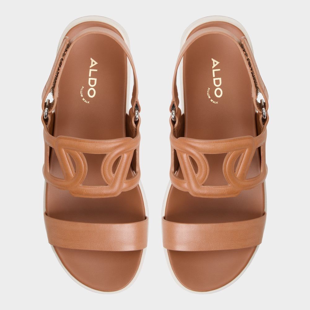 Aldo Onuvia Medium Brown Women's Footbed sandals - Footbed sandal, Flatform Women