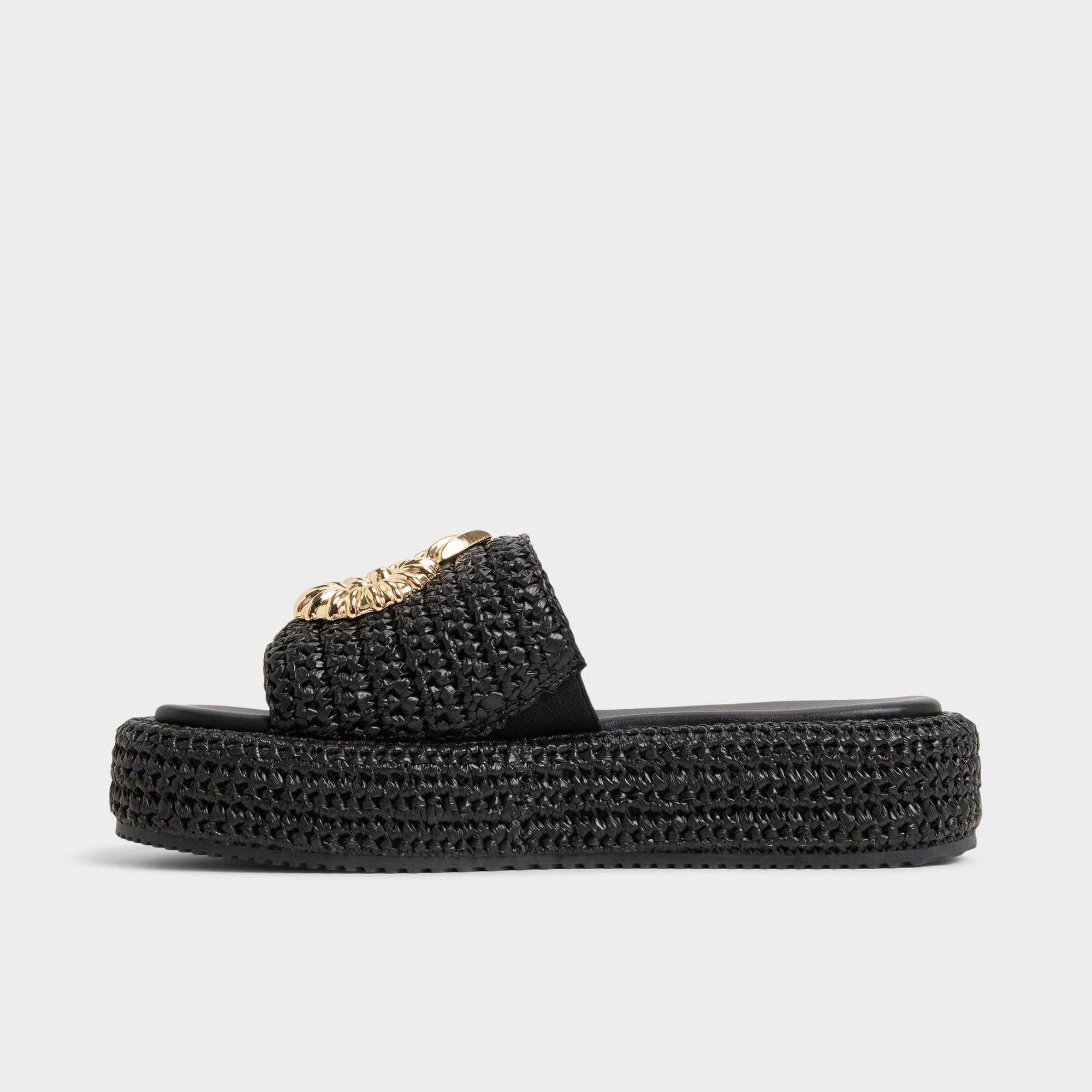 Aldo Justbeachy Black Women's Platform sandals - Flatform sandal Women