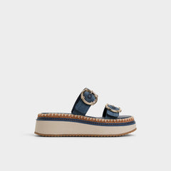 Aldo Kaeithien Dark Blue Women's Platform sandals - Slide sandal Women