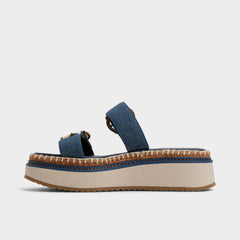 Aldo Kaeithien Dark Blue Women's Platform sandals - Slide sandal Women