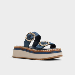 Aldo Kaeithien Dark Blue Women's Platform sandals - Slide sandal Women