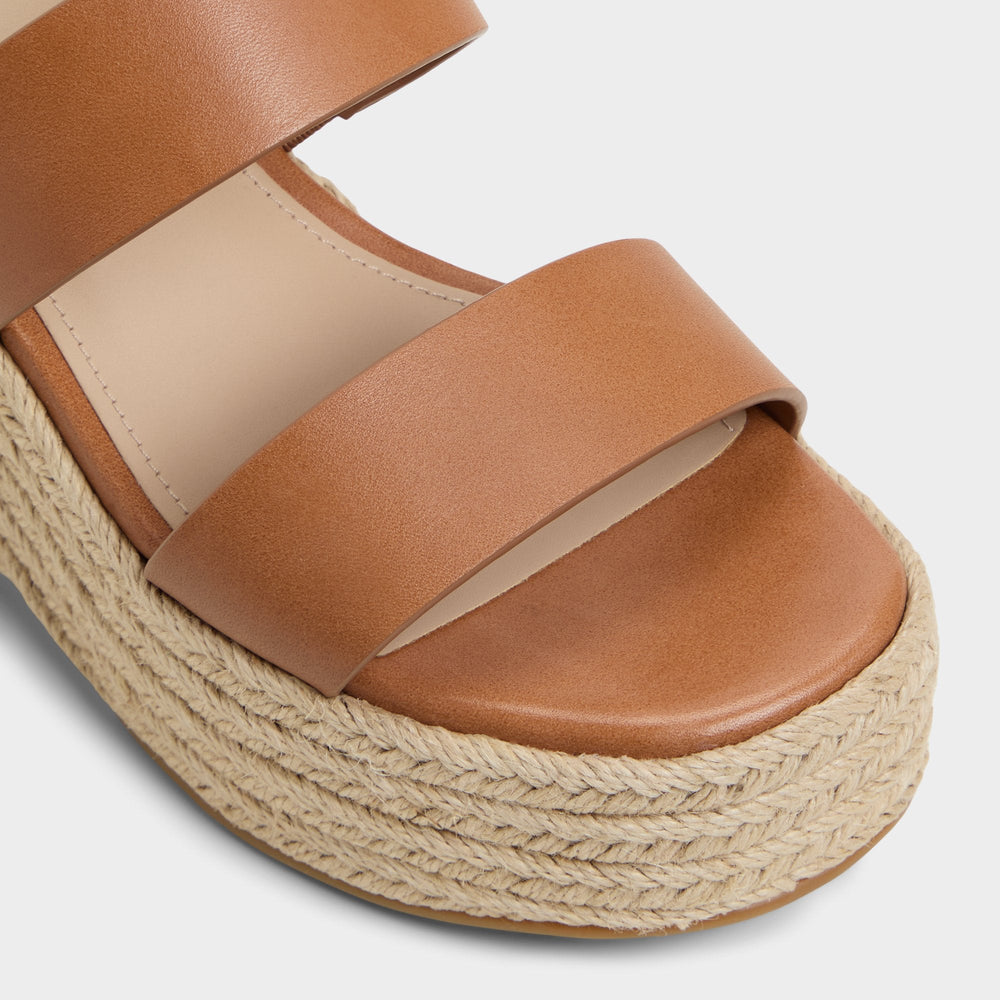 Aldo Keoni Medium Brown Women's Platform sandals - Wedge sandal Women